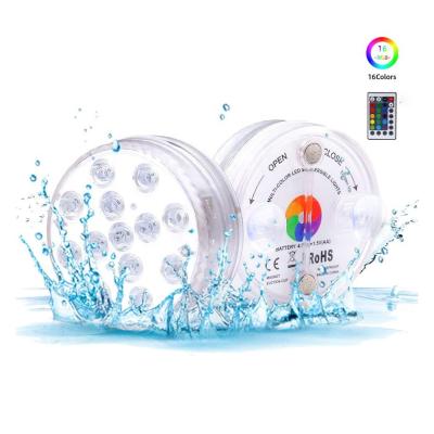 China Durable Waterproof Colorful LED Swimming Pool Light RGB LED Underwater Lighting Submersible Pond Lamp For Wedding Party Celebration for sale