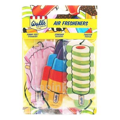 China Eco-Friendly Long Lasting Air Freshener Car Air Freshener Car Scent Vent Clip Hanging Trees Small Flower Car Air Freshener Custom Paper for sale