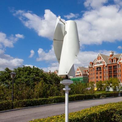 China R&X Fiberglass/Carbon/CE Nylon Fiber On Grid Silent Vertical Shaft 2kw Maglev Sprial Wind Turbine Generator For Home Use for sale