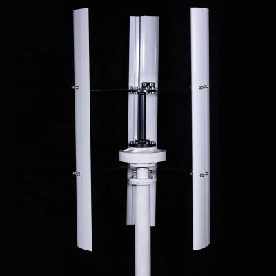 China Vertical Wind System 12V 24V 400W Low Speed ​​Household Wind Generator Roof Price for sale