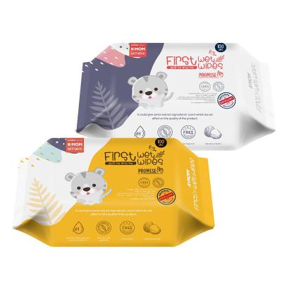 China ZhiYue Hot Sale OEM Baby Wet Cloth High Quality Soft Free Sample For Baby And Adult Hand And Mouth Use Disposable Cleaning Cloths for sale