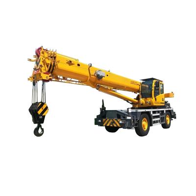 China TRUCK CRANE Brand New Hydraulic Telescopic Crane 25 Ton RT25 4X4 Rough Terrain Crane With Cheap Price for sale