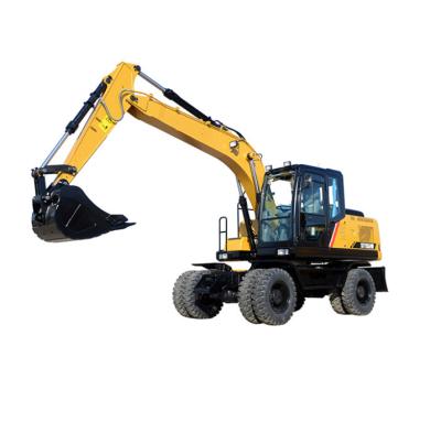 China Hotels 15 Tons Wheel Hydraulic Excavator SY155W rc china brand for sale