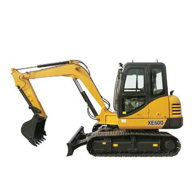 China hotels mini excavator excavator price XE60 6 ton mini excavator machine for sale