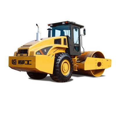 China CLG614H 14 Ton Vibratory Roller Single Drum Hotel Road Construction Machinery Road Roller for sale