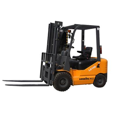 China 3M LONKING Diesel Forklift LG15D Forklift 1.5 Ton Battery Forklift For Sale For Hotels for sale