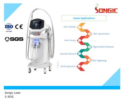 China Vertical Two Colors IPL SHR Machine Easy Operation Super Intense Pulse Light for sale