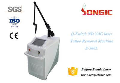 China Painless Q Switch ND YAG Laser Tattoo Removal Machine 1064nm&532nm for sale