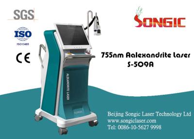 China Máquina do laser do Alexandrite do profissional 755 nanômetro com sistema da remoção do cabelo do laser à venda