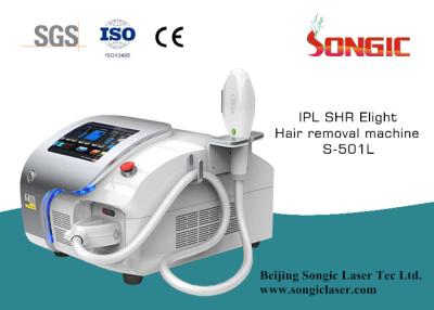 China Portable IPL SHR body slimming machine , Facail Laser Hair Depilation for sale