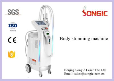 China Multi - handle Vacuum Cavitation RF Cryolipolysis Slimming Machine For Body Shaping for sale