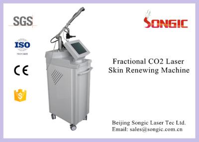 China Professional Vertical Style RF Fractional Co2 Laser Machine For Skin Renew for sale