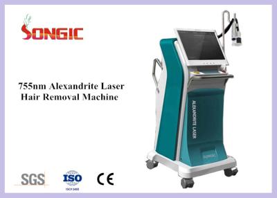 China Vertical design 755nm Alexandrite Laser Machine With Tattoo Removal System for sale