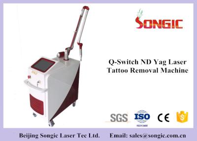 China High Power Vertical Q Switched ND YAG Laser Tattoo Removal Machine for sale