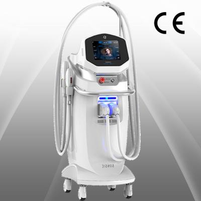 China IPL RF Beauty Equipment, vertikale optische Licht Radio Frequenz E-Licht-Laser-Haarentfernung zu verkaufen