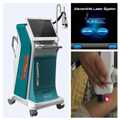 China Freckle Removal 755 nm Alexandrite Laser Permanently Hair Removal Machine for sale