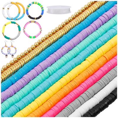 China Jewelry Making 4100 Pcs Multicolor Polymer Clay Beads DIY Craft Accessories Kit For Jewelry Making for sale