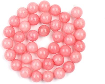 China Jewelry Making 45pcs/strand 8mm Rose Quartz Gemstone Beads Round Loose Bead For Jewelry Making for sale