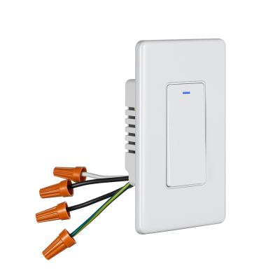 China ABS APP or WiFi Smart Speaker Control Power Wall Switch for Smart Lighting Control System using your existing in-wall back boxes for sale