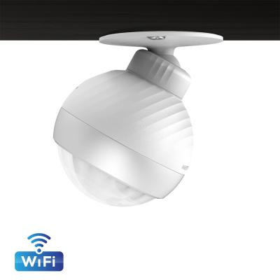 China Tuya Smart Home WiFi PIR Motion Sensor With Wide Angle For Light Control Anti Theft Rechargeable Battery Support UFWF-901-1v for sale