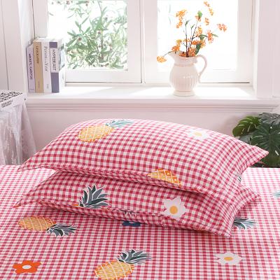 China Anti-Static Luxury Soft OEM Christmas Acaroid Sheets Decorated Pillow Cases Multicolor for sale