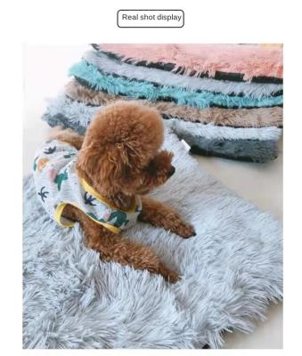 China Wholesale washable high quality softness FIBER large cat dog bed dog bed petonpet luxury beds for sale