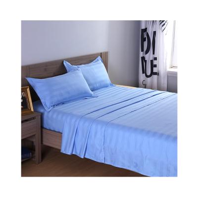 China China Manufacture Home Satin Weave 40 150*210cm Bed Sheet Set Single Bed Sheets for sale