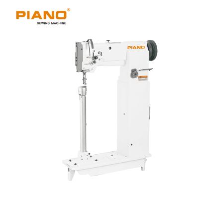 China Garment Shops PA8365 Post Super High Bed Single Needle Compound Fodder Industrial Sewing Machine For Bag Sewing for sale