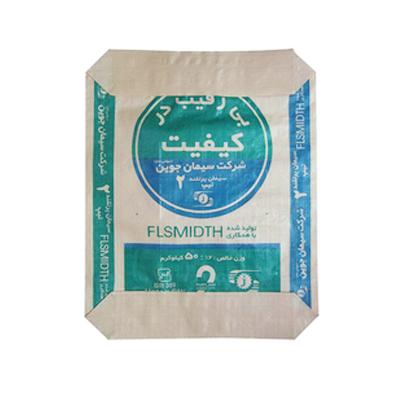 China ANTISTATIC Cement Factory AD Star Kraft Paper 25kg 40kg 50kg PP Woven Cement Valve Bag Price for sale