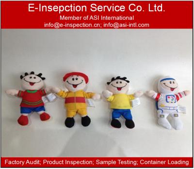 China Factory inspection/audit service toy quality control for your purchase order in China E-inspection for sale