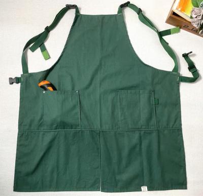 China Cafe Bakery Studio Uniform Home Apron Wholesales Sleeveless Cooking Working Kitchen Support Cotton Apron For Cafe Restaurant for sale