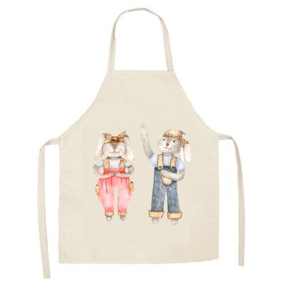 China Cafe bakery studio uniform home apron Art studio cotton and linen nail bakery uniform apron cheap cotton kitchen aprons kids apron for sale