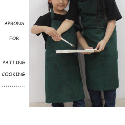 China Cafe bakery studio uniform home apron 100% stone washed linen aprons gift advertising home kitchen apron for child cupcake aprons for sale