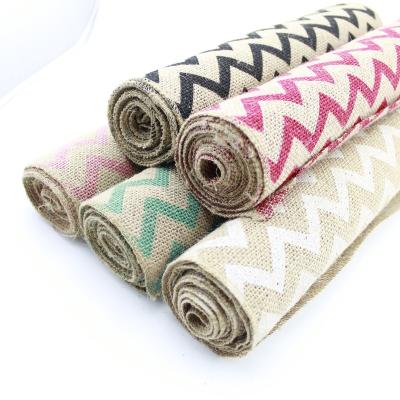 China Traditional Background Shooting Polish Printed Burlap Roll for sale