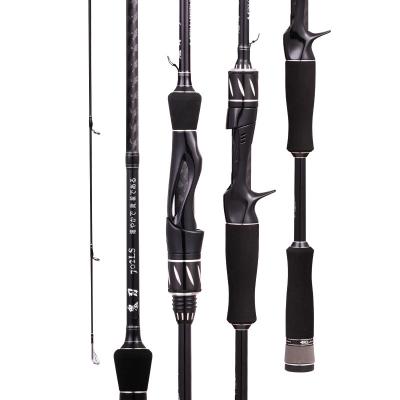 China Deep Sea Carbon Bass Fishing Short Freshwater Rods Laying Fishing Rod Set Component for sale