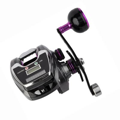 China Waterproof Baitcasting Fishing LEFT/RIGHT HAND Digital Display Metal 18+1 Refillable Bearings Left Reel for sale