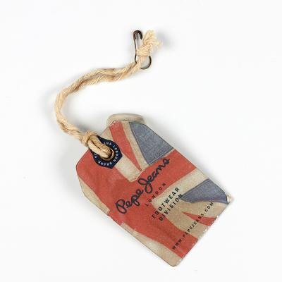 China Wholesale Custom Paper Swing Hang Tag Logo Viable For Apparel for sale