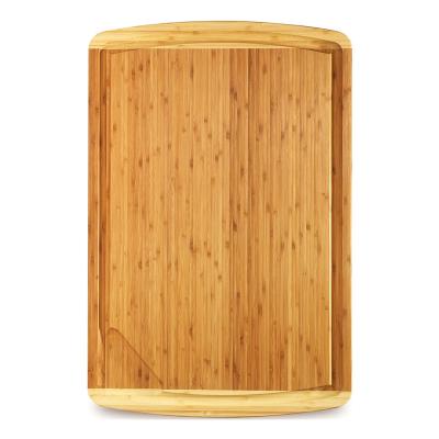 China Extra Large Sustainable Bamboo Cutting Board Wooden Cutting Board for Turkey, Meat, Cheese, BIGGEST BBQ Wooden Butcher Block Chopping for sale