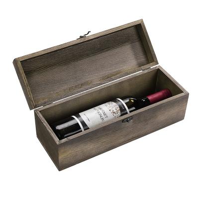 China Handmade wooden gift box and wine carrying case with chalkboard label for sale