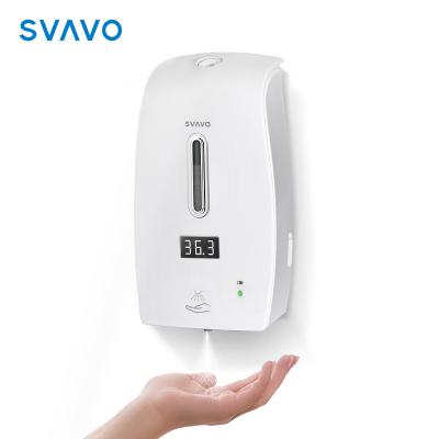 China Automatic Foam Soap Dispenser Commercial Soap Dispenser Hand Sanitizer Dispenser With Sensor With Temperature for sale