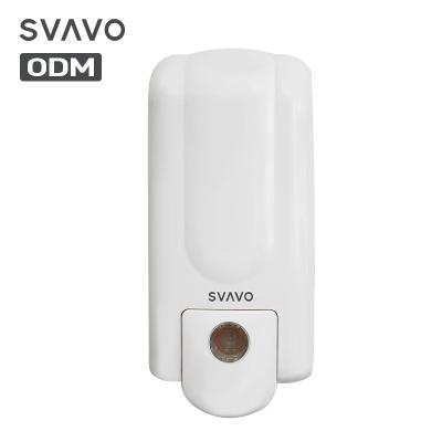 China Foam Soap Dispenser SVAVO Brands Manual ABS Liquid Hand Soap Dispenser Wall Mounted Plastic Hygienic Hands for sale