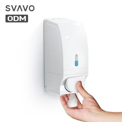 China Foam Soap Dispenser SVAVO Brands Manual ABS Plastic School Wall Mounted Hand Foam Soap Dispenser for sale