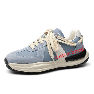 China Fashion Trend OEM Anti-Slip Sneakers Men Waterproof Plus Size Mens Sneakers Sweat Running Custom Sneakers for sale