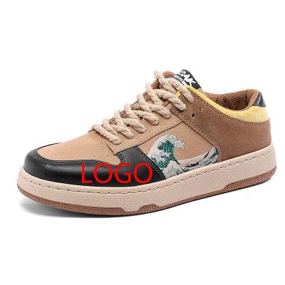 China Fashion Trend Custom Logo Sneakers Casual Men Sports Skateboard Shoes for sale