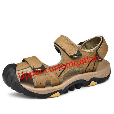 China New Summer Round Slippers Sandals Custom Beach Shoes Custom Logo Flat Slippers for sale