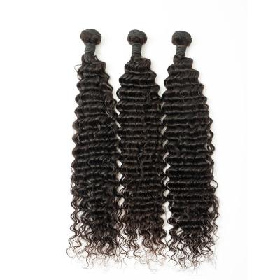 China Wholesale Brazilian Raw Virgin Remy Hair, Hair Bundles Brazilian Natural Color, Hair 100% Deep Wave Cuticle Aligned A-HB-DW-28-Natural-0-40 for sale