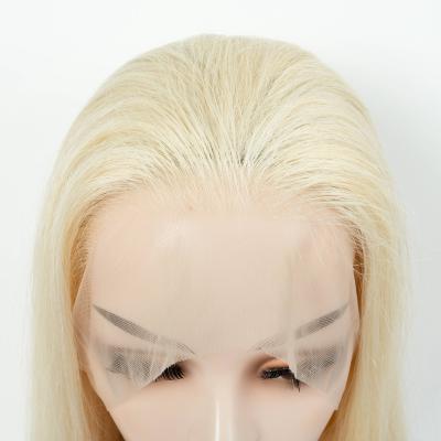 China Aleesha Top Quality Raw Virgin Brazilian Hair Straight 360 Lace Wigs, 100% Soft Shiny Hd Blonde Hair Wigs 613 Seller Cheap Lace for sale