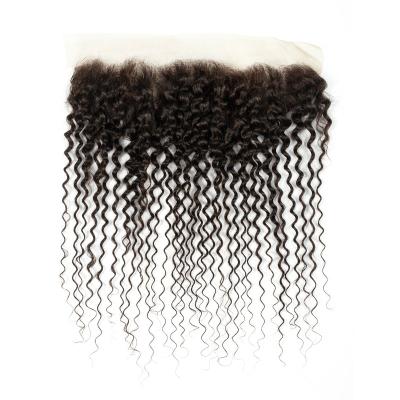 China Wholesale 13*4 Curly Lace Closure Remy Remy Hair Headband,100% Natural Black Human Hair HD Lace Front Closure,Brazilian Hair Vendors for sale