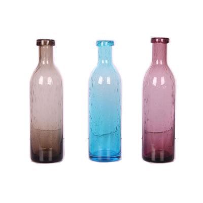 China Ware Vases 2022 New Product Colored Glass Vase Colored Glass Vases Wholesale Colored Crystal Glass Vase for sale