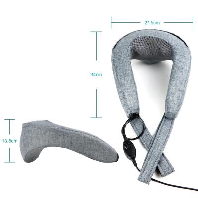 China Wholesale High Quality Portable For Home Office Car Shiatsu Shoulder Neck Belly Kneading Back Massager for sale